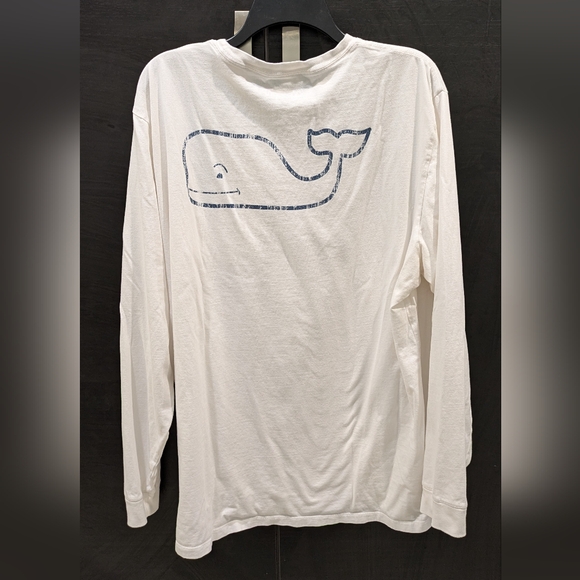 Vineyard Vines Men's White Long Sleeve Shirt - Picture 3 of 6